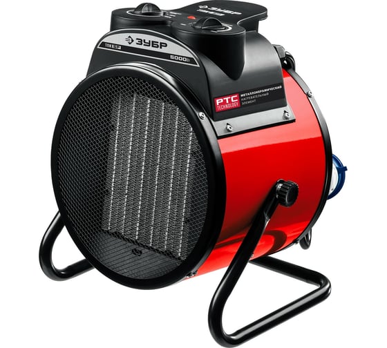 Изображение товара Электрическая тепловая пушка ЗУБР 5 кВт, МКН ТПК-5Р