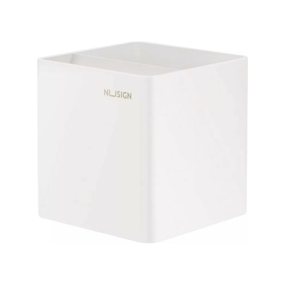 Изображение товара Подставка DELI Nusign 2 отделения 84x84x86 мм Белый