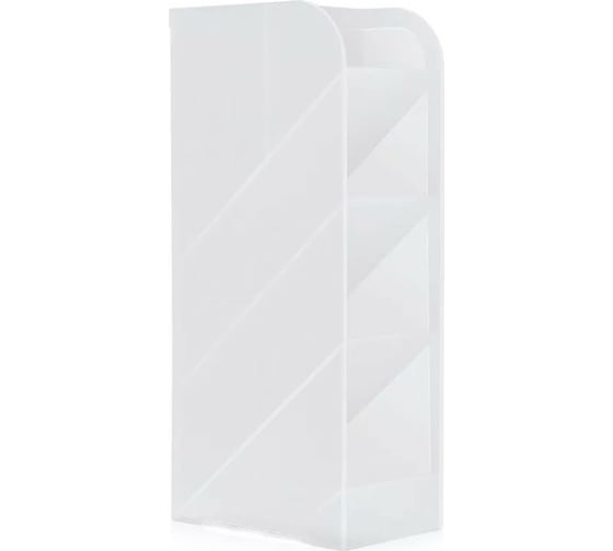 Изображение товара Подставка для пишущих принадлежностей DELI 5 отделений 205x59x93мм белый/прозрачный полипропилен, 12 шт 1485117