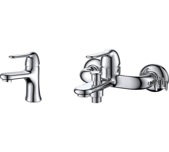 Изображение товара Комплект смесителей D&K Rhein.Ambrosiu DA1342141, DA1343201 DA1340004SET