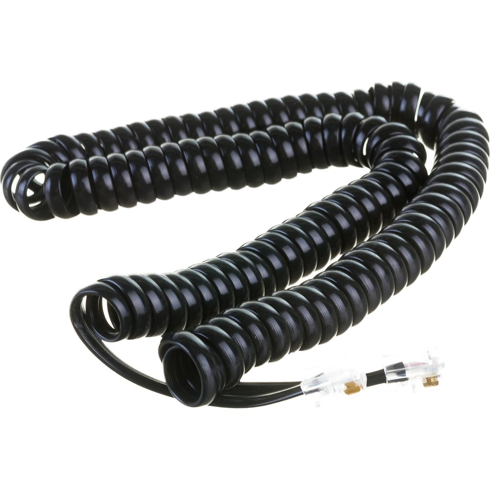 Витой трубочный телефонный шнур REXANT кабель витой для трубки gcr телефонный шнур rj9 10м