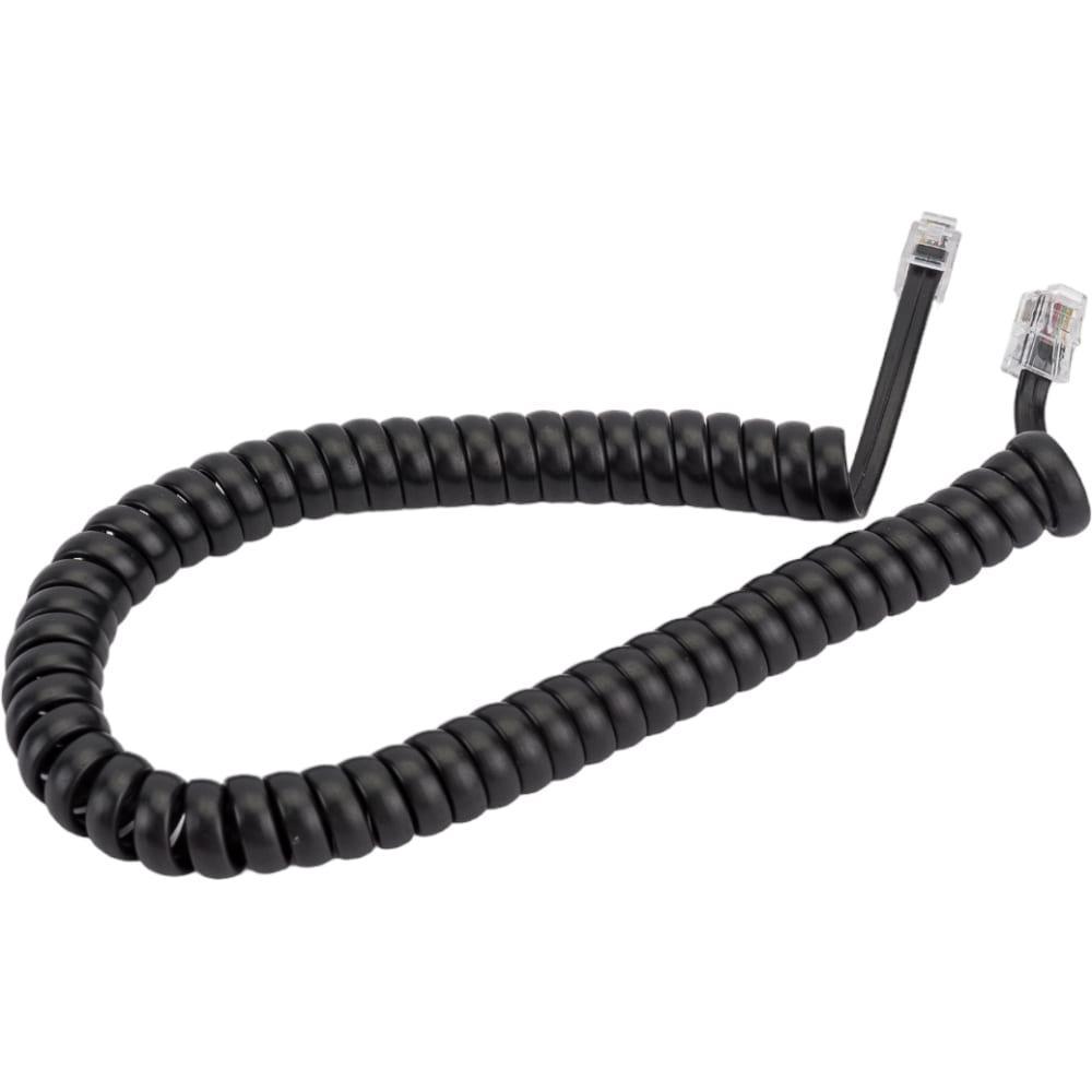 Витой трубочный телефонный шнур REXANT телефонный коннектор nikomax