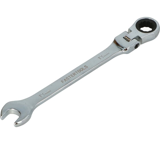 Изображение товара Навесной гаечный ключ FASTER TOOLS с трещоткой, 13 мм 8609