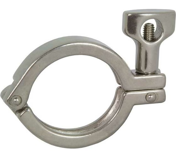 Изображение товара Хомут CLAMP TITAN LOCK 2,5in, 1-осевой DN65 нержавеющая сталь 304 TL65CLC
