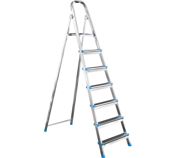 Изображение товара Стальная оцинкованная стремянка Perilla 7 ступеней ЯРУС 122207