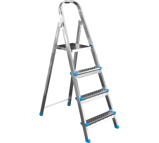 Изображение товара Стальная оцинкованная стремянка Perilla 4 ступени ЯРУС 122204
