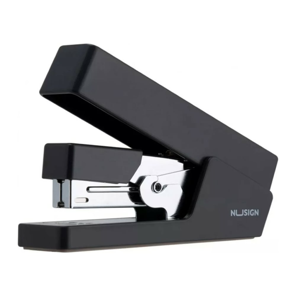 Изображение товара Степлер DELI Nusign, 25 листов, черный, 100 скоб, коробка, 12 шт в упаковке ENS081BLACK ENS081-black