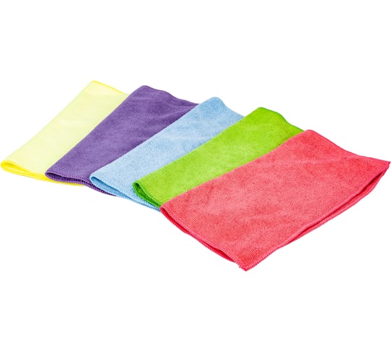 Изображение товара Бытовые универсальные салфетки PERFECTO LINEA микрофибра 5 штук 45-007007