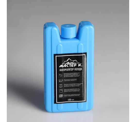 Изображение товара Аккумулятор холода Мастер К 100 мл, 10.5х5.5х2.3 см, синий 4043980