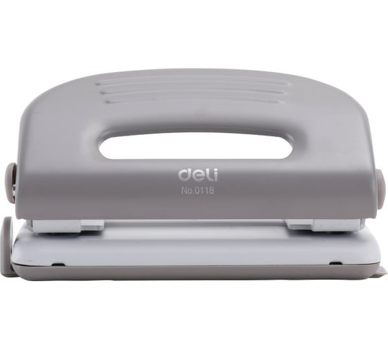 Изображение товара Дырокол DELI PRO, максимум 10 листов, металл, ассорти, отверстия: 2, с линейкой, 12 шт в упаковке E0118