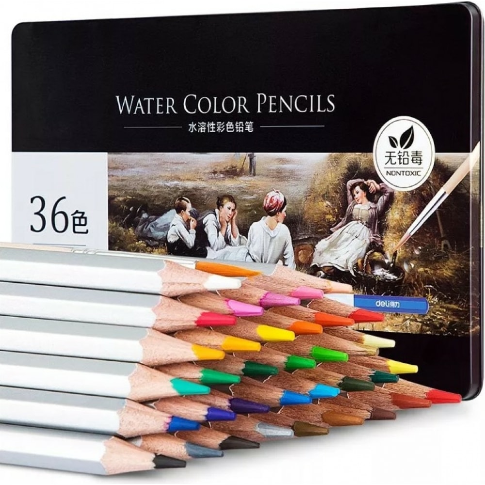 Акварельные цветные карандаши DELI - 1205241