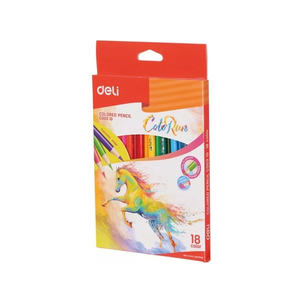Цветные карандаши DELI карандаши 24 а