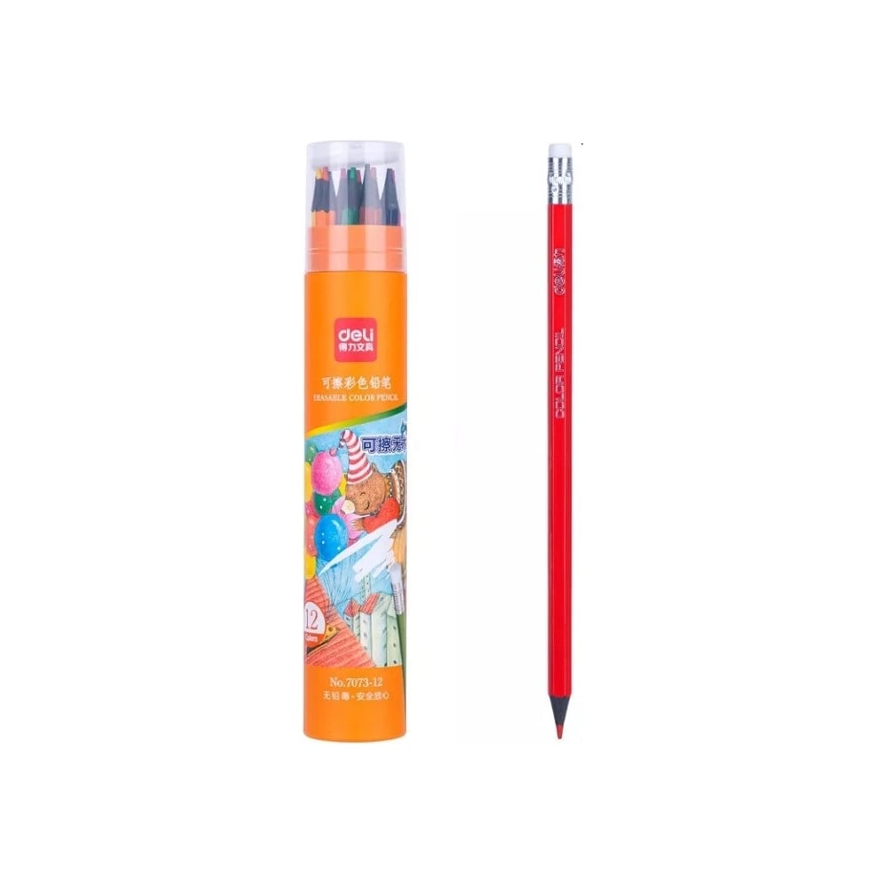 Цветные карандаши DELI ные карандаши deli