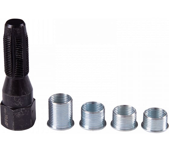 Изображение товара Метчик для восстановления свечной резьбы AFFIX набор ремонтных вставок, 5 пр. AF10312005