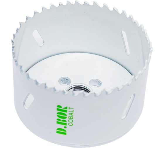 Изображение товара Коронка биметаллическая COBALT M42 76 мм D.BOR D-HS-BIM-CO-38-076