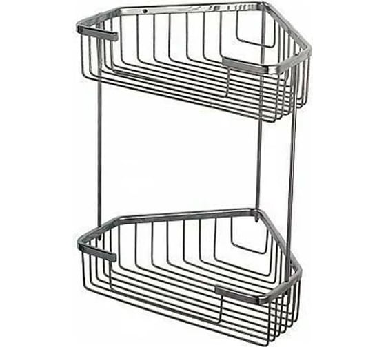 Изображение товара Металлическая полка Ekko 2-ярусная, угловая E335-1