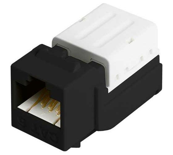 Изображение товара Модуль Keystone NIKOMAX, Кат.6, RJ45/8P8C, для FT-TOOL, неэкранированный, синий NMC-KJUE2-FT-BL
