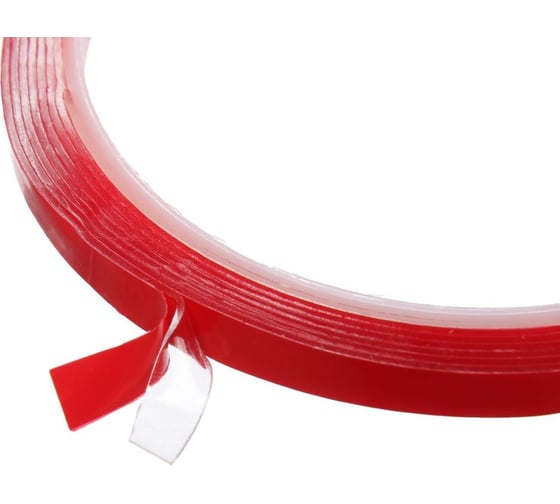 Изображение товара Клейкая лента TORSO прозрачная, двусторонняя, акриловая, 6 мм x 2 м 3442542