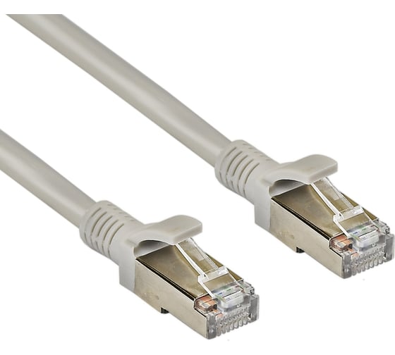 Изображение товара Патч-корд ExeGate FTP-RJ45-RJ45-C5e-5M-GY, FTP, cat.5e, 5м, серый 272306