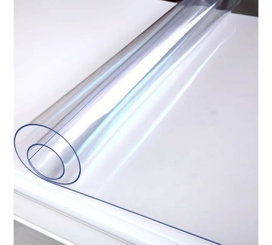 Изображение товара Скатерть Домовой Прошка гибкое стекло ПВХ 1,5 мм, размер 120x80 см 11110