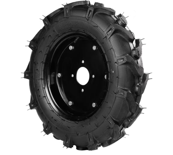 Изображение товара Колесо для мотоблока Елочка 5.00-12 580 мм, 4 отверстия А5 1000952
