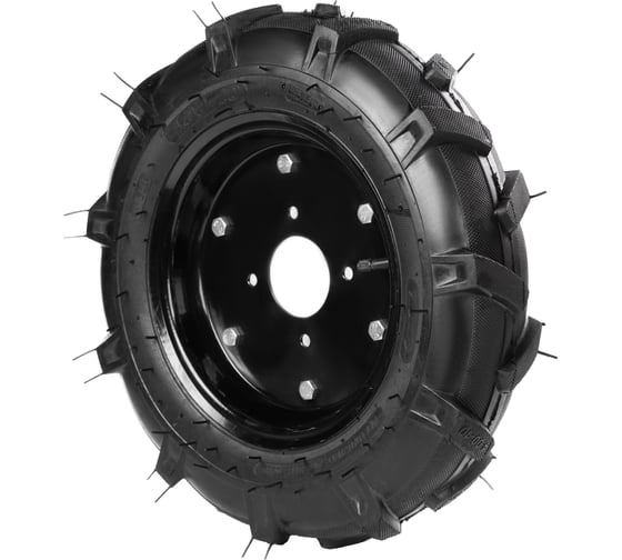 Изображение товара Колесо для мотоблока Елочка 4.00-10 480 мм, 4 отверстия А5 1000949