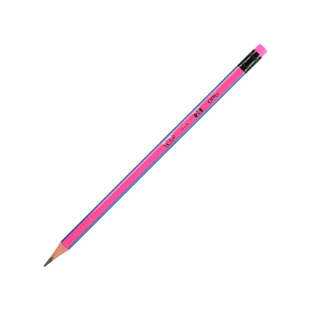Чернографитный карандаш DELI карандаш чернографитный 2 0 мм happy graphix самолеты hв трёхгранный