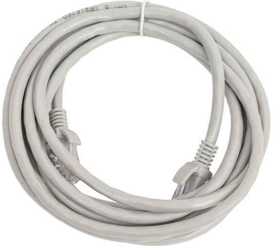 Изображение товара Патч-корд ExeGate UTP-RJ45-RJ45-C6-3M-GY, UTP, cat.6, 3м, серый 272312