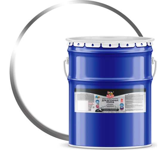 Изображение товара Акриловая эмаль для бетонных полов OLECOLOR белый, 20 кг 4300007690