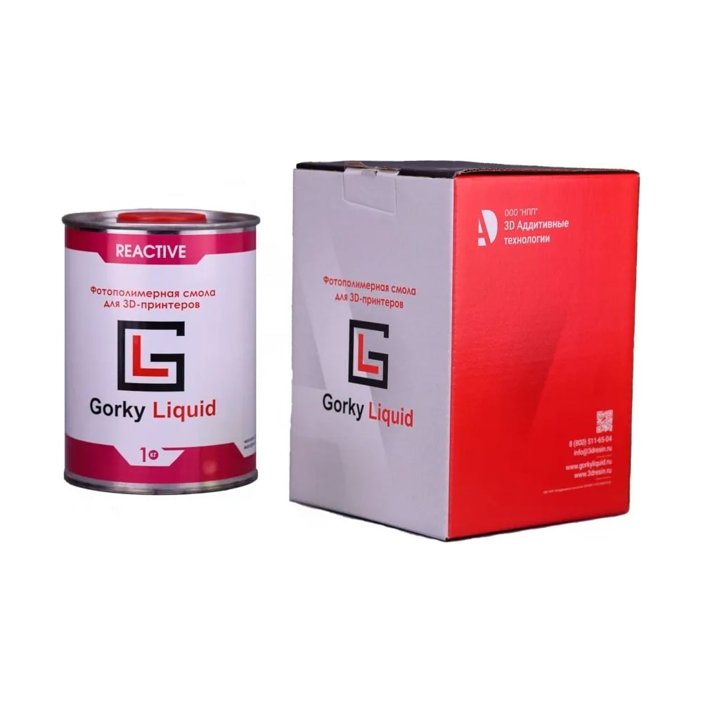 Фотополимерная смола Gorky Liquid фотополимерная смола gorky liquid dental crown бежевая а2 1 кг