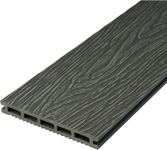 Изображение товара Доска Groentec серая, шовная, пустотелая, с тиснением 3D Ш TDEGP3D 150-18-3000