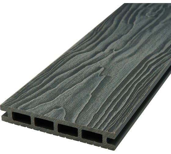 Изображение товара Доска Groentec серая, шовная, пустотелая, с тиснением 3D Ш TDEGP3D 145-22-4000