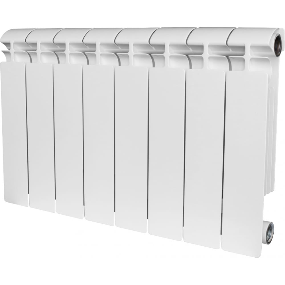 Алюминиевый радиатор STOUT, цвет белый SRA-2310-035010 RG00908P2U7BUD ALPHA 350 - фото 1