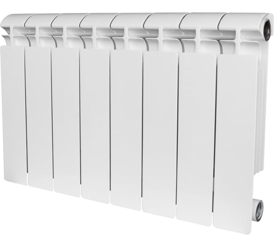 Изображение товара Алюминиевый радиатор STOUT ALPHA 350 10 секций, боковое подключение SRA-2310-035010 RG00908P2U7BUD