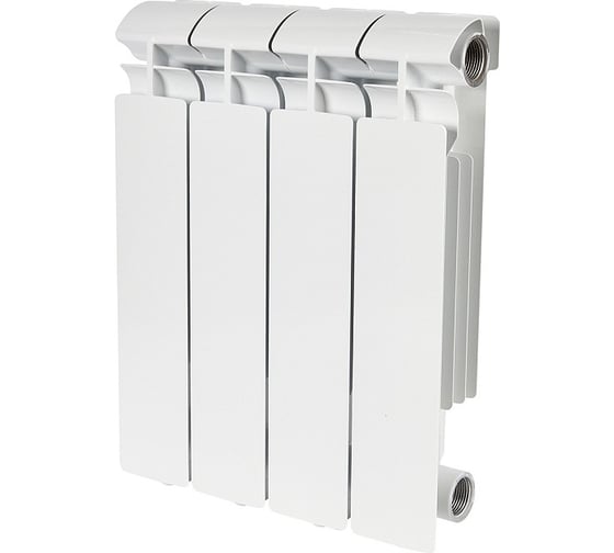 Изображение товара Алюминиевый радиатор STOUT ALPHA 350 4 секции, боковое подключение SRA-2310-035004 RG00908P2SCN32