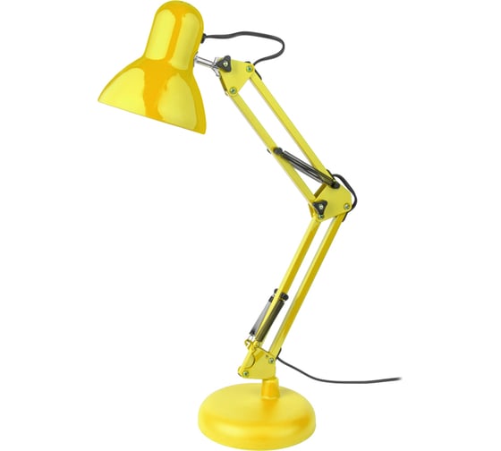 Изображение товара Настольный светильник General Lighting Systems Е27, основание + струбцина, 600х148мм, желтый GTL-041 800141