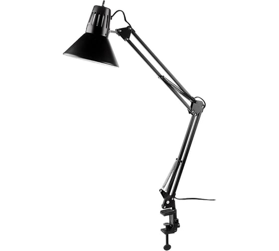 Изображение товара Настольный светильник General Lighting Systems на струбцине Е27, 700х168мм, черный GTL-043 800143