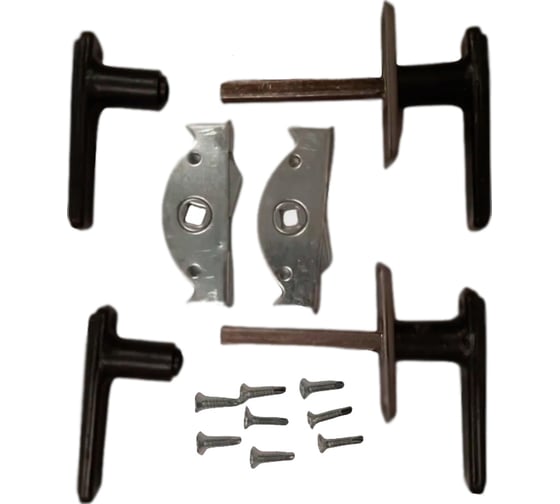 Изображение товара Комплект 2-х сторонних дверных ручек в теплицу АКТИВАГРО.РФ 030