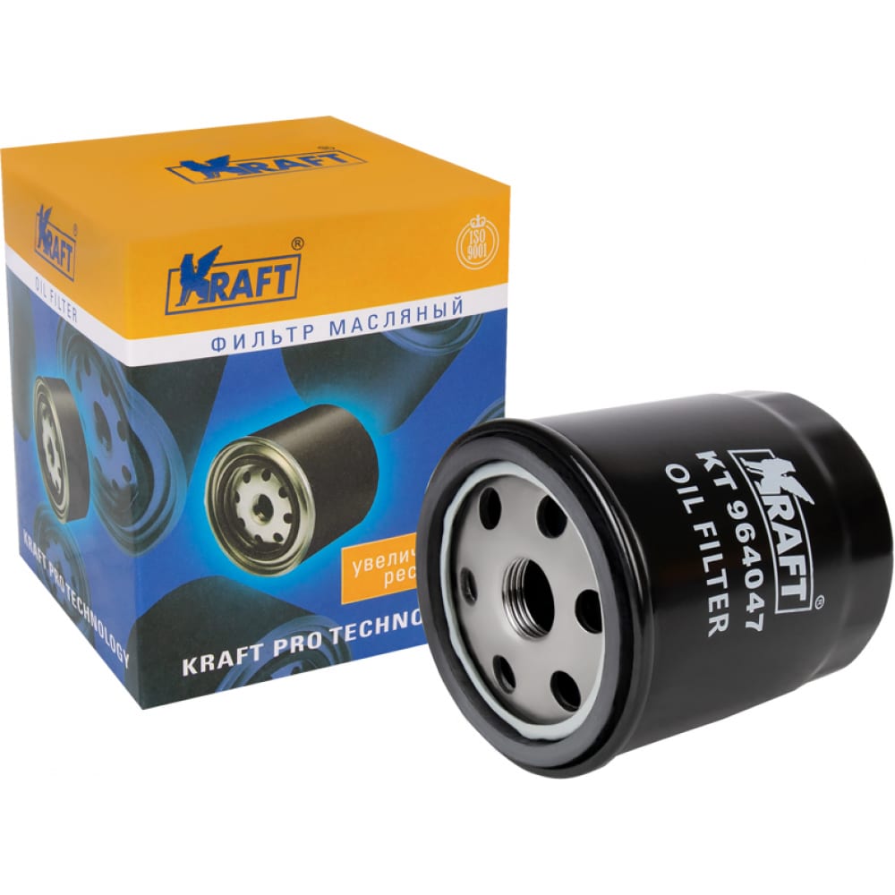 Масляный фильтр Ford Focus 04-, Mondeo V 14-/Mazda 3 03-09, 5 05-10, 6 02-12 KRAFT