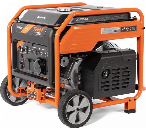 Изображение товара Бензиновый инверторный генератор DAEWOO с электрозапуском и подключением ATS GDA 9400Ei