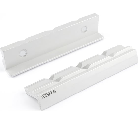 Изображение товара Губки для тисков Al призма с магнитом 2 шт, 125 мм GSR B00909125