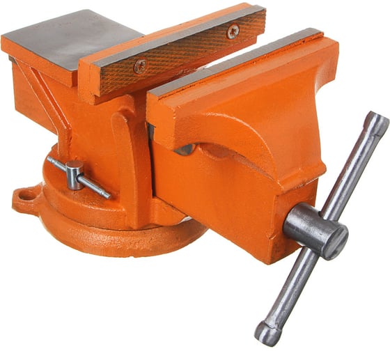 Изображение товара Слесарные тиски ЕРМАК с поворотным механизмом, 150 мм 668-013