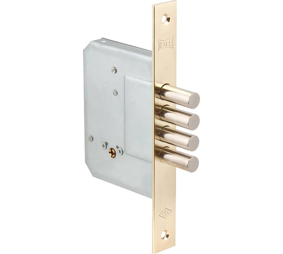 Изображение товара Врезной крестообразный замок KALE KILIT 189/4MF (52 мм) латунь, 5 ключей 1088