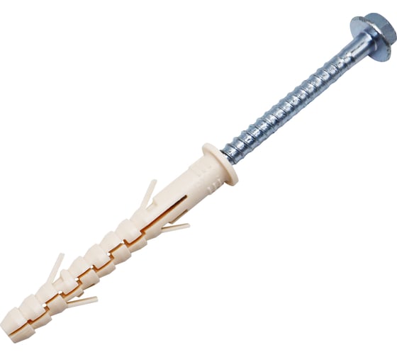 Изображение товара Фасадный дюбель анкер Партнер PT 10x80 цинк, 4 шт. 824917