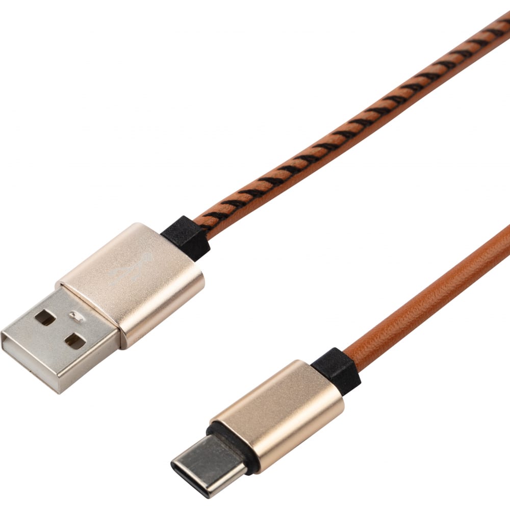 Кабель REXANT кабель usb type c usb type c native union belt cable 1 2м коричневый