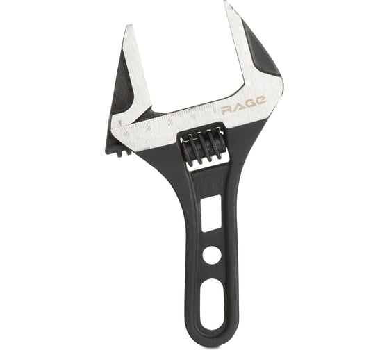 Изображение товара Разводной сантехнический ключ с укороченной ручкой 160 мм RAGE By VIRA 311006