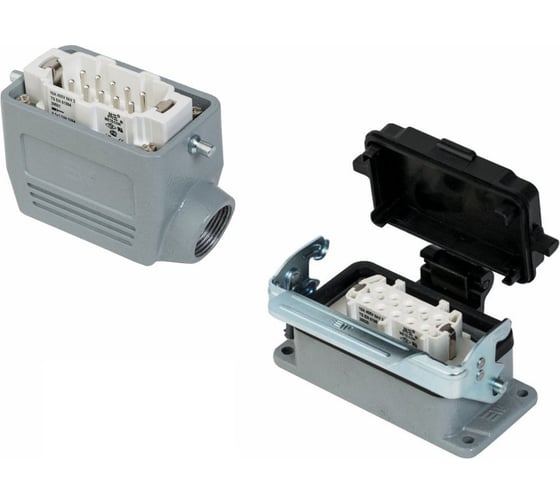 Изображение товара Прямоугольный промышленный разъем Mete Enerji комплект H10E-AM-CCF 685587K