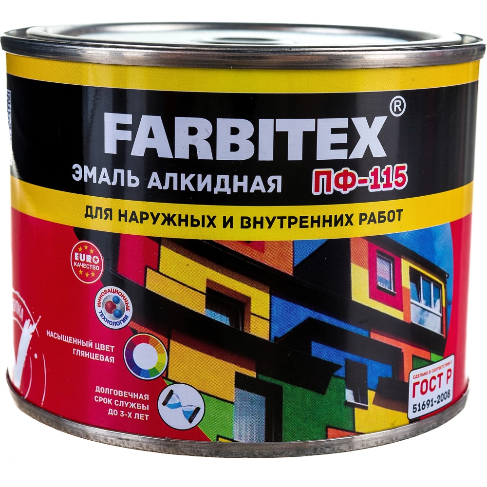 фото Алкидная эмаль farbitex