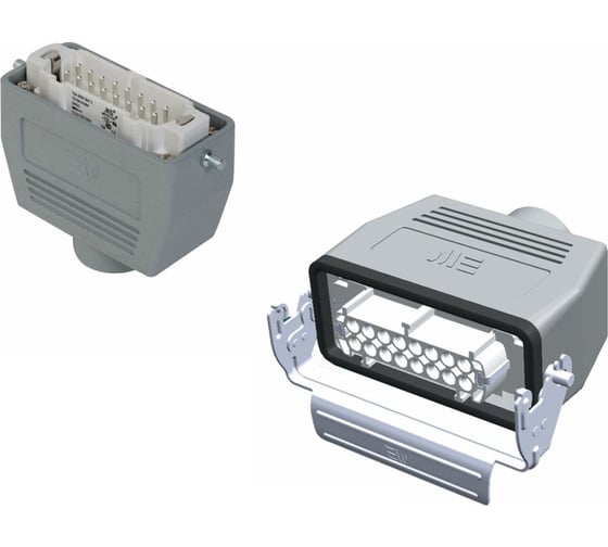 Изображение товара Прямоугольный промышленный разъем Mete Enerji комплект H16E-BM-BZF 685624K