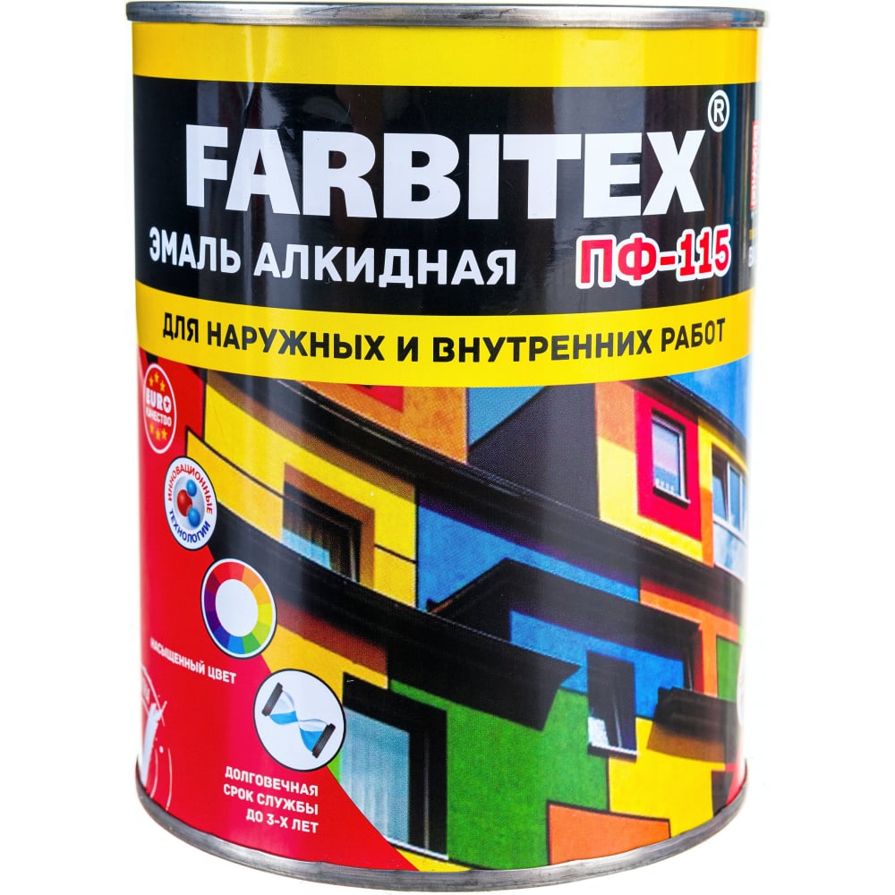 фото Алкидная эмаль farbitex